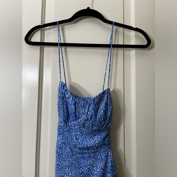 Floral Knotted Corset Midi Dress | Zara - Picture 1 of 5